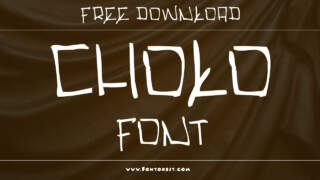 Cholo Font: A Bold Graffiti Typeface For Creative Designs
