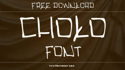 Cholo Font: A Bold Graffiti Typeface For Creative Designs