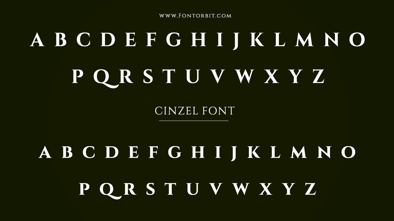 Cinzel Font Free Download