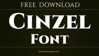 Cinzel Font Free Download