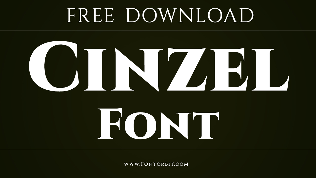 Cinzel Font