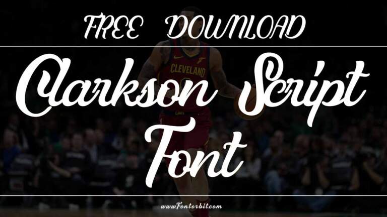 Clarkson Script Font: A Stylish Typeface For Digital And Branding Design