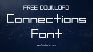 Connections Font: A Must-Have Typeface For Graphic Designers