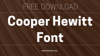 Cooper Hewitt Font Free Download & Usage Guide