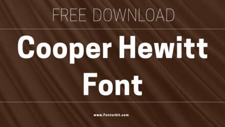 Cooper Hewitt Font Free Download & Usage Guide
