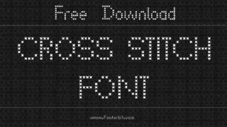Best Cross Stitch Fonts For Crafts & Designs