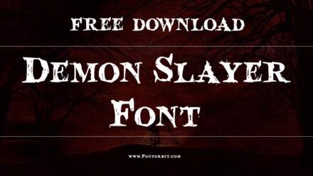 Create Text Graphics With Demon Slayer Font