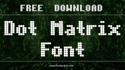 Dot Matrix Font In Design: A Comprehensive Guide