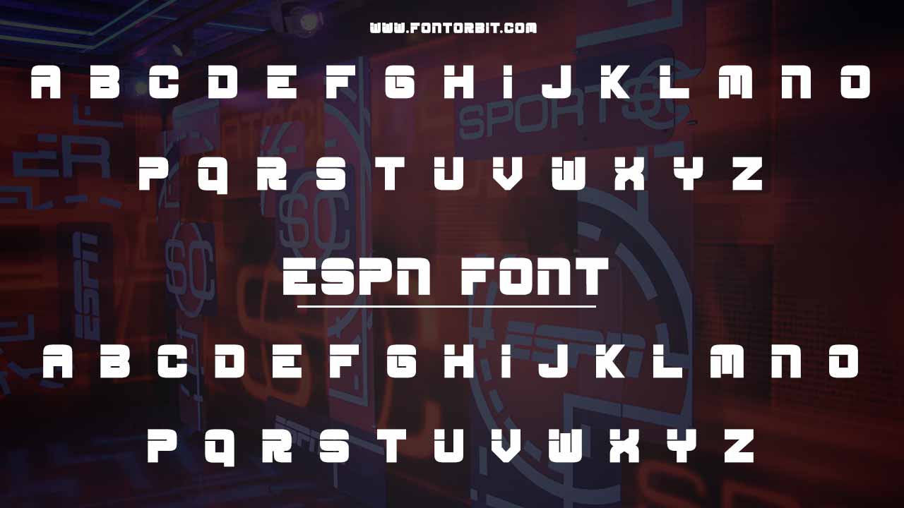 ESPN Font Family Variants