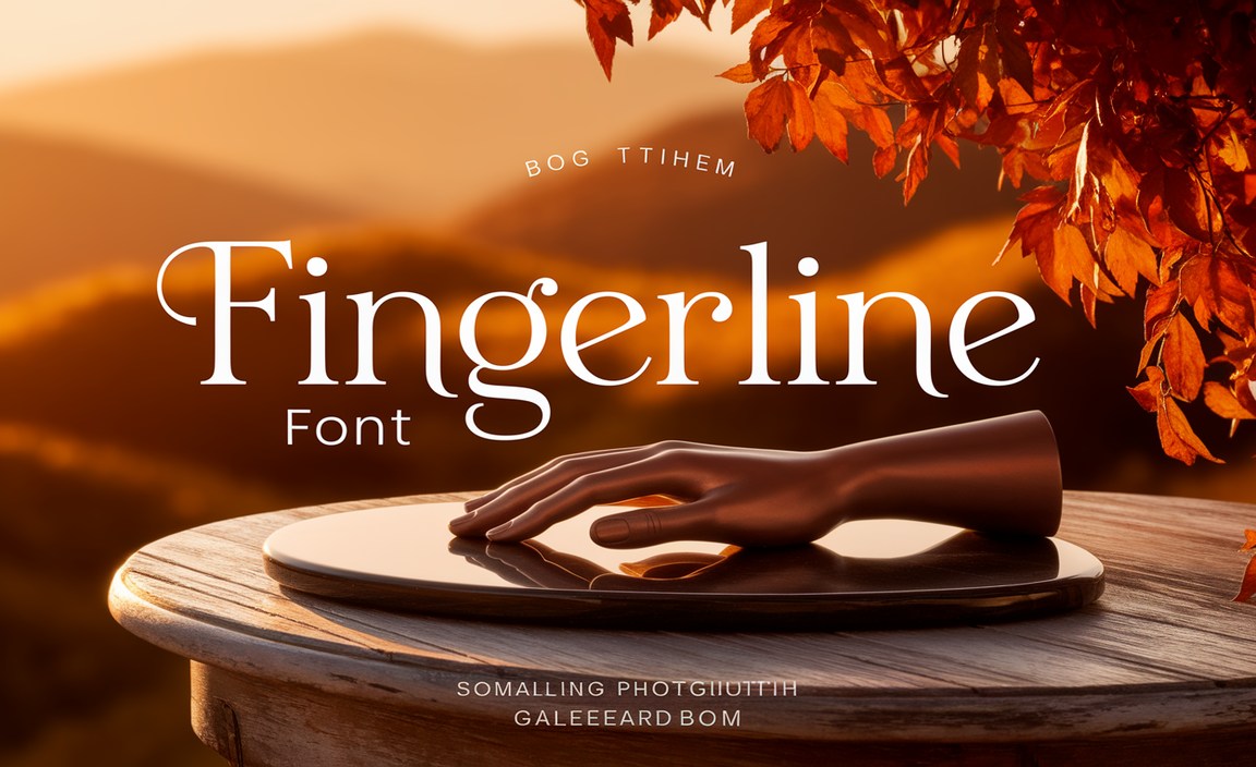 Fingerline Font