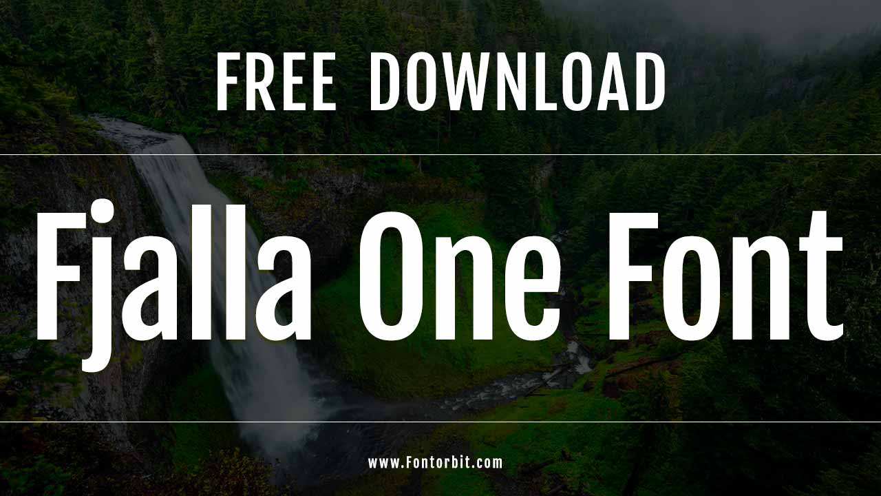 Fjalla One Font