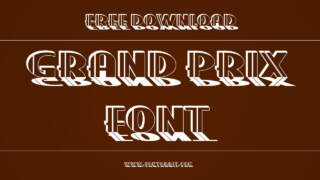 Grand Prix Font Free Download