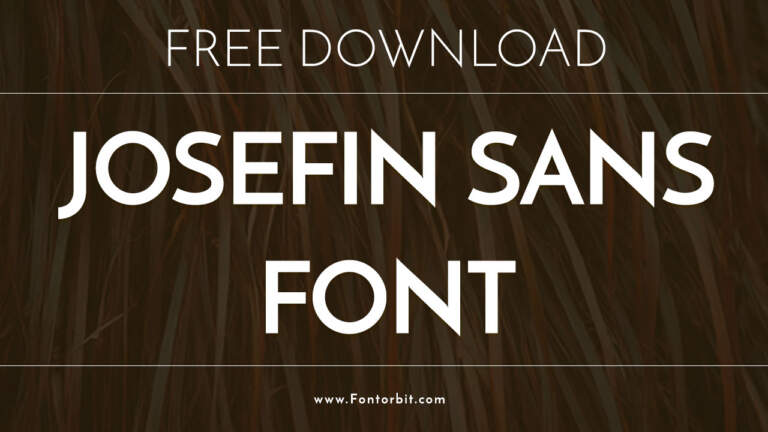 Josefin Sans Font: A Timeless Typeface For Modern Designs