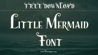 Little Mermaid Font: Explore The Iconic Lettering
