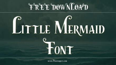 Little Mermaid Font: Explore The Iconic Lettering