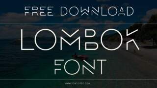 Get Inspired With Lombok Font In Graphic Design