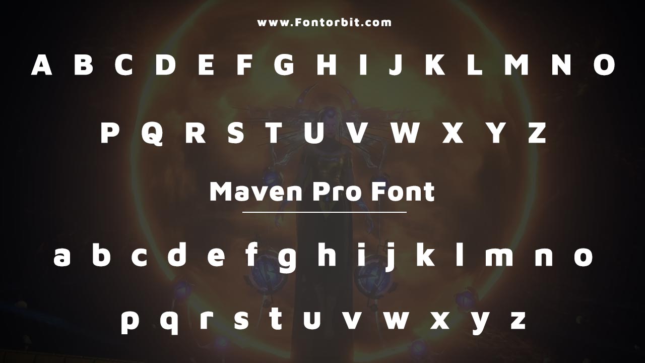 Maven Pro Font Family