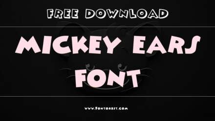 Mickey Ears Font: Add A Magical Touch To Your Designs