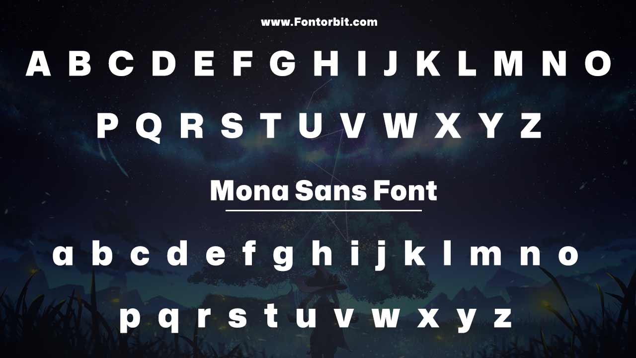 Mona Sans Font Family Overview