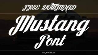 Mustang Font: A Bold And Expressive Script