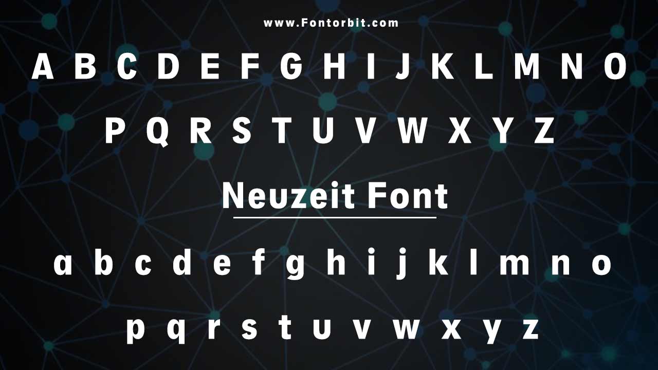 Neuzeit Font Family: A Look At The Versions