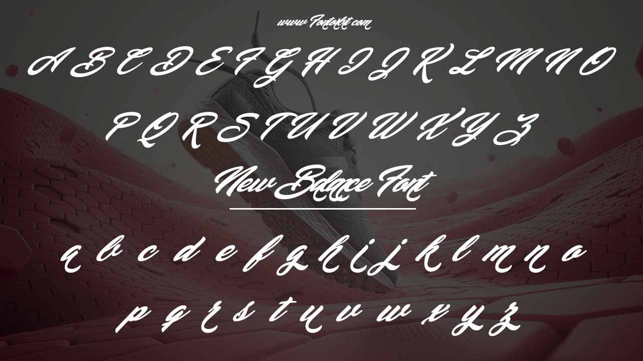 New Balance Font Family Used In Branding