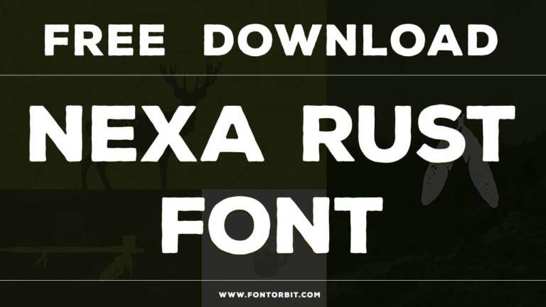 Nexa Rust Font: Ideal For Logos, Posters, And Branding