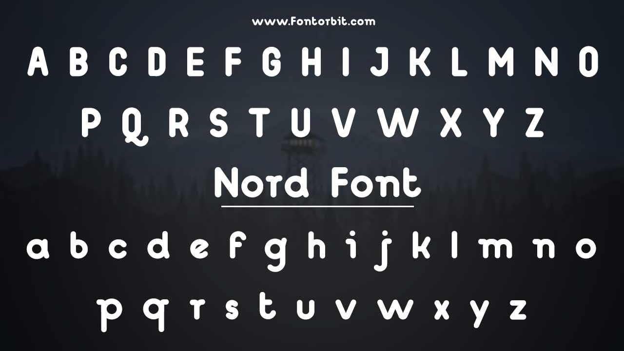 Nord Font Styles & Weights