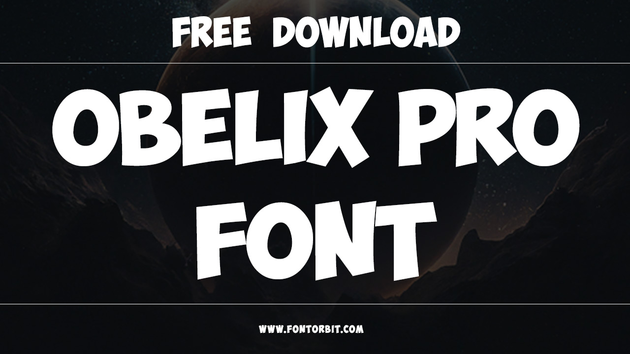 Obelix Pro Font