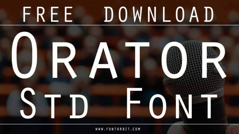 Orator Std Font: How It Enhances Your Digital And Print Designs