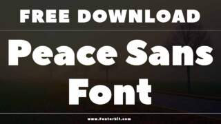 Peace Sans Font: Bold And Friendly Typography For Designers