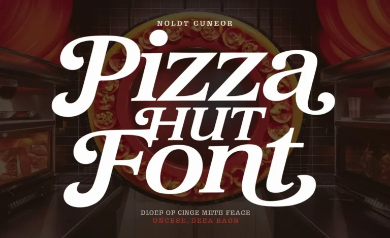Pizza Hut Font: A Distinctive Brush-Style Typeface For Branding