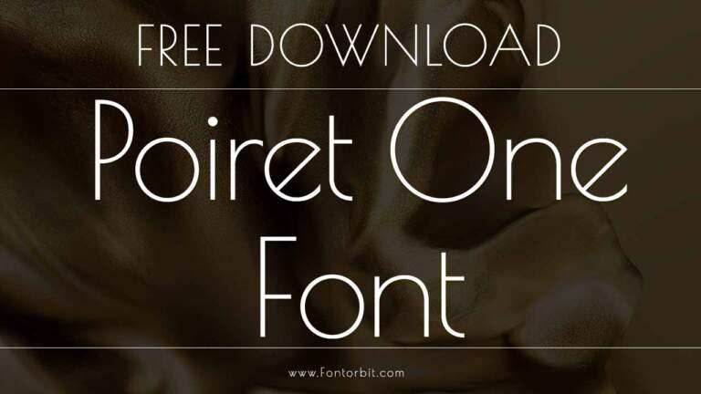 Poiret One Font: A Perfect Blend Of Elegance And Simplicity