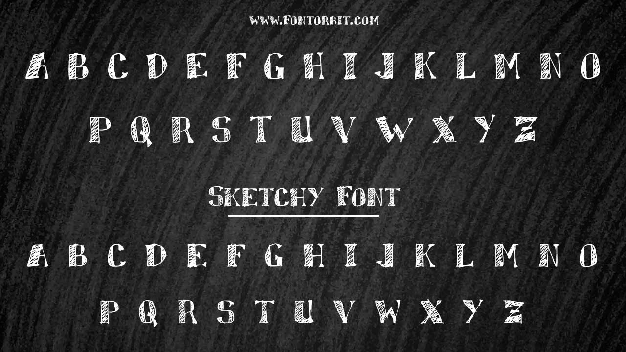 Popular Sketchy Font