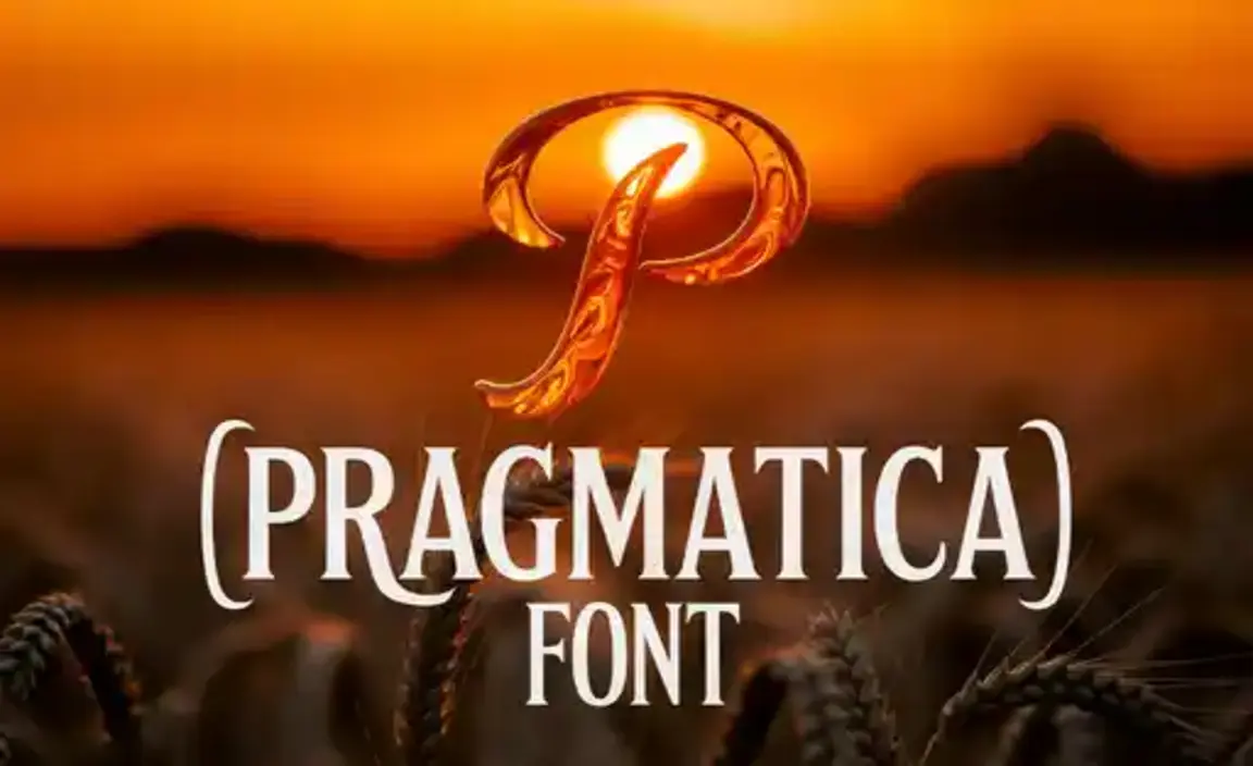 Pragmatica Font Family Includes