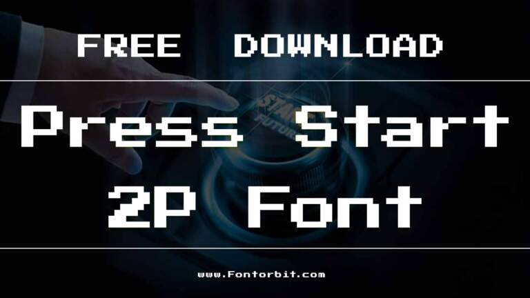 Press Start 2P Font: The Ideal Pixel Font For Retro And Game Designs