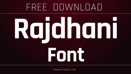 Rajdhani Font: A Modern Typeface With Indian Roots