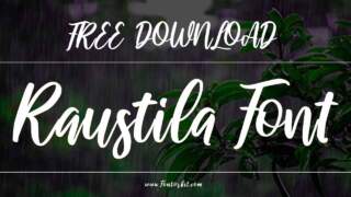 Raustila Font: Elegant Handwritten Script For Branding