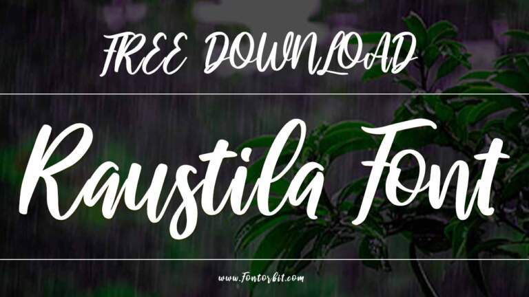 Raustila Font: Elegant Handwritten Script For Branding