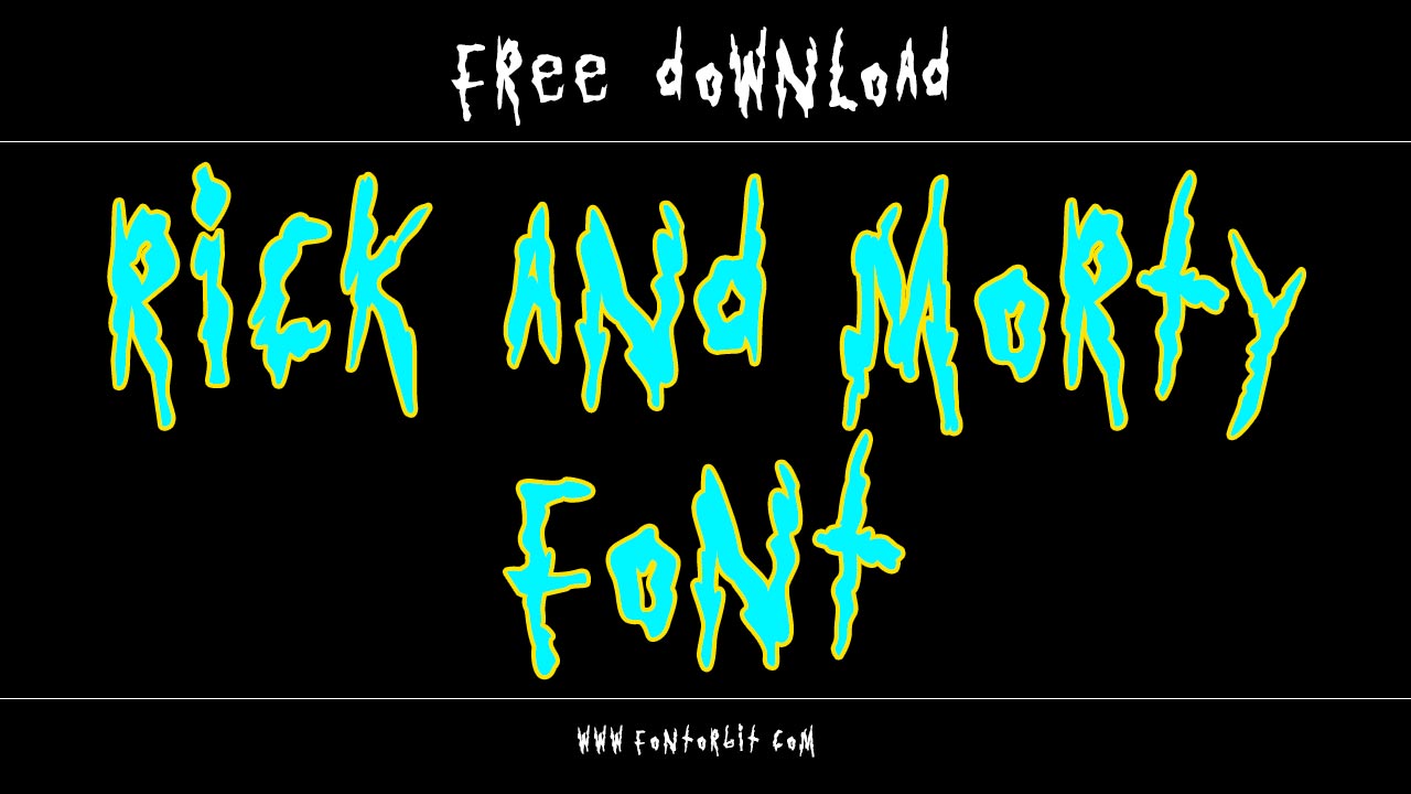 Rick And Morty Font