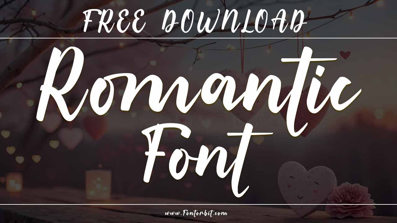 Romantic Font
