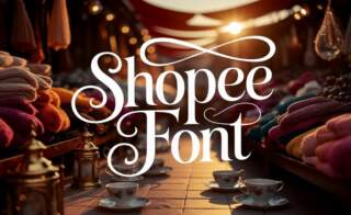 Shopee Font: A Stylish Logo Typeface For Digital Brands