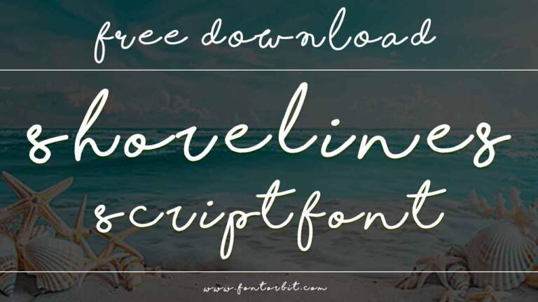 Shorelines Script Font