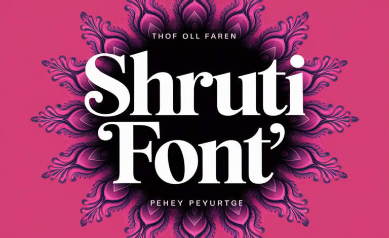 How To Use Shruti Font For Stunning Designs