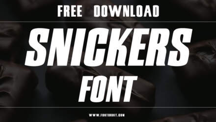 Snickers Font Free Download