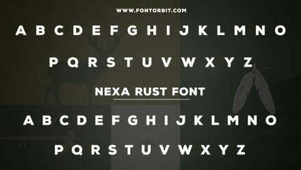 Nexa Rust Font – A Versatile Typeface for Bold Branding