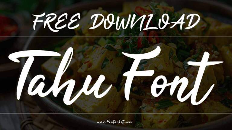 Tahu Font: A Stylish Script For Modern Design