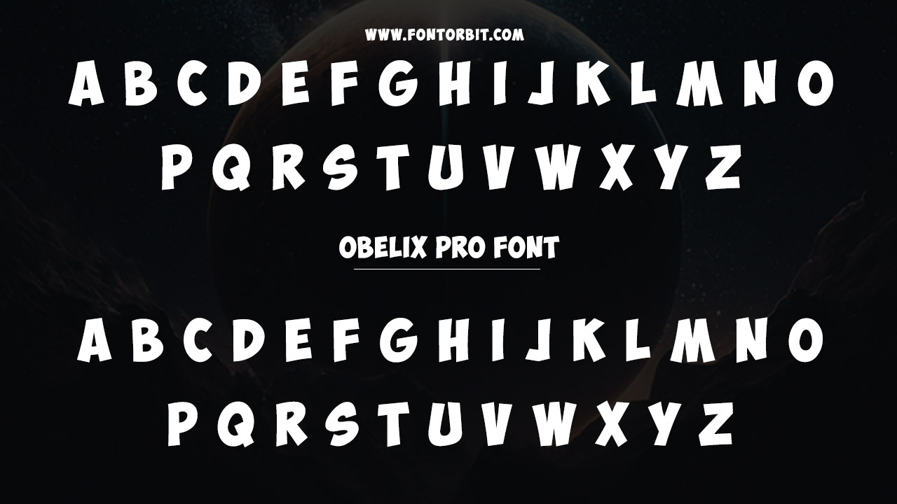 The Obelix Pro Font Family