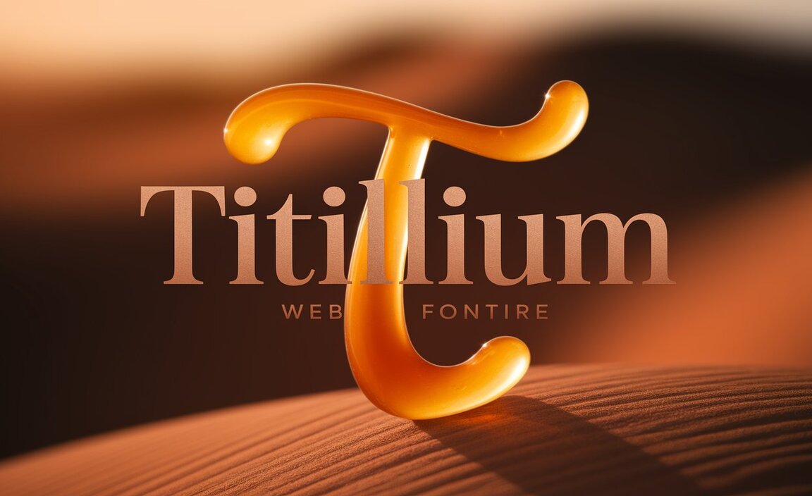 Titillium Web Font Family Includes
