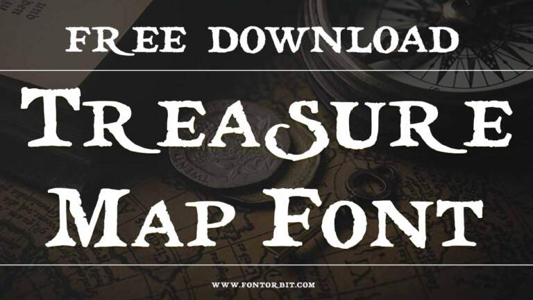 Treasure Map Font